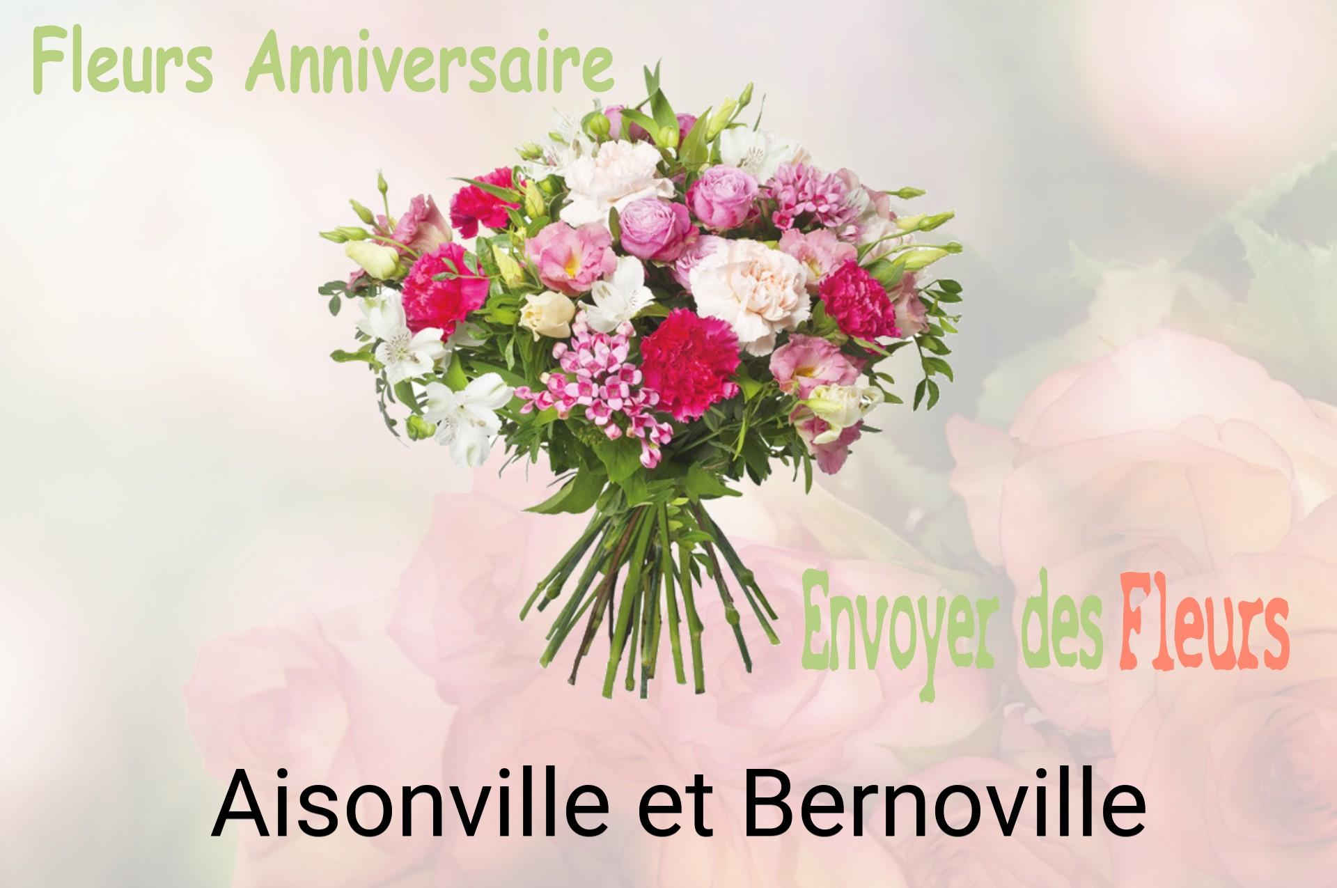 Bouquet de fleurs d’anniversaire livré à Aisonville-et-Bernoville